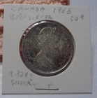 Canada 50 cents - Elizabeth II 1966 80% Silver