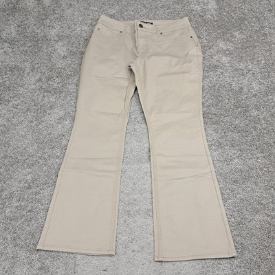 Riders By Lee Women's Bootcut Jeans Beige 12