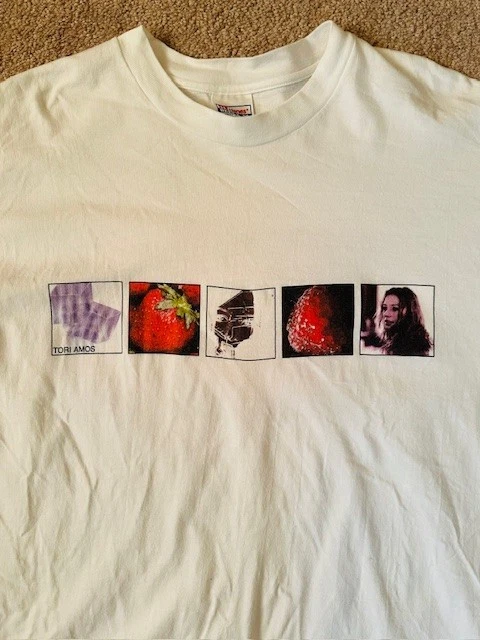 VINTAGE 90s Tori Amos To Venus And Back 5-1/2 Weeks Tour 1999 T-Shirt XL - Image 3 of 4