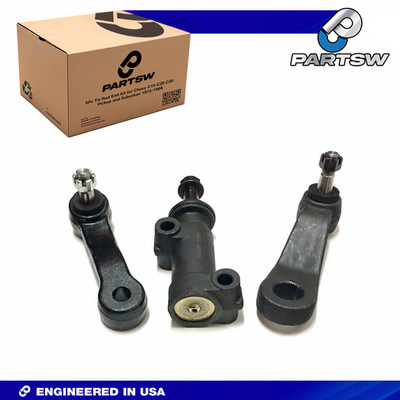 PartsW Chevy Silverado 1500 1999-2007 3Pc Pitman Idler Arm Bracket Kit