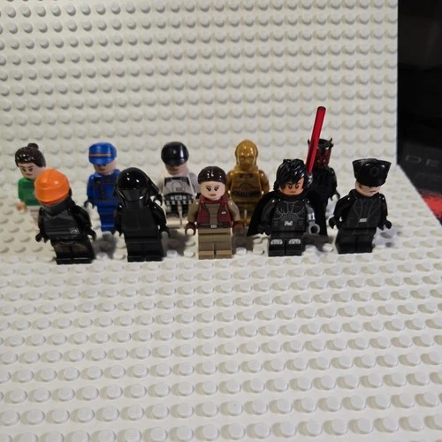 Lego Star Wars Minifigure Lot Of 10