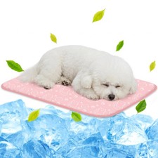 Pack of 4 Pet Cooling Mat -Q-Max 0.345 Ice Silk Cooling Mat for Dogs  Cats P...