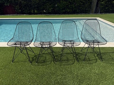Eames DKR-2 Eifel Tower Chairs Set of 4