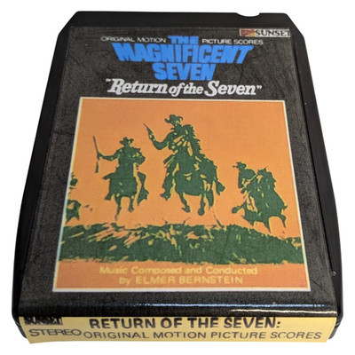 TESTED & REBUILT! THE MAGNIFICENT SEVEN Return of the Seven A+ 8-track cartridge