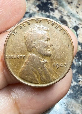 1942  Abe Lincoln Penny No Mint  ''Various error's''  (VF) See Pic's