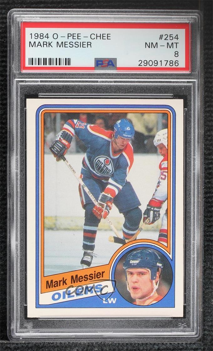 1984-85 O-Pee-Chee Mark Messier #254 PSA 8 HOF 0h75