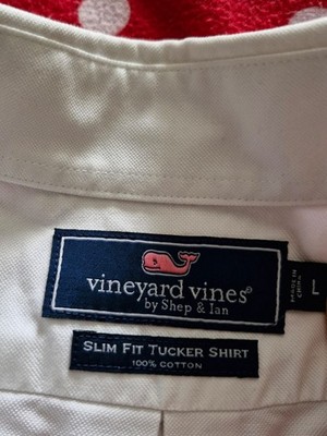 Hemd Herren Vineyard Vines weiß Größe L