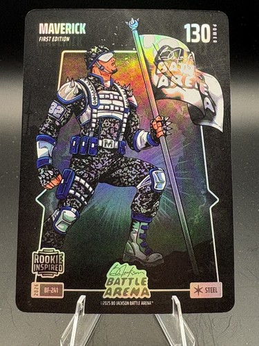 2026 Bo Jackson Battle Arena Cooper Flagg RC Steel Battlefoil #BF-241 Mavericks