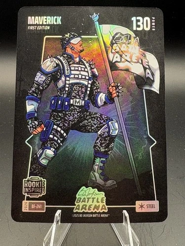 2026 Bo Jackson Battle Arena Cooper Flagg RC Steel Battlefoil #BF-241 Mavericks
