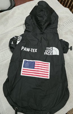The Dog Face Pupreme Rain Jacket Coat Dog North Face Paw-Tex
