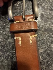 This is a Levi's brown leather belt made in Mexico. Size 40