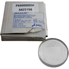 NEW MAXOS 1071558 Borosilicate Safety Sight Glass Disc 50x10mm 25 Bar DIN 7080