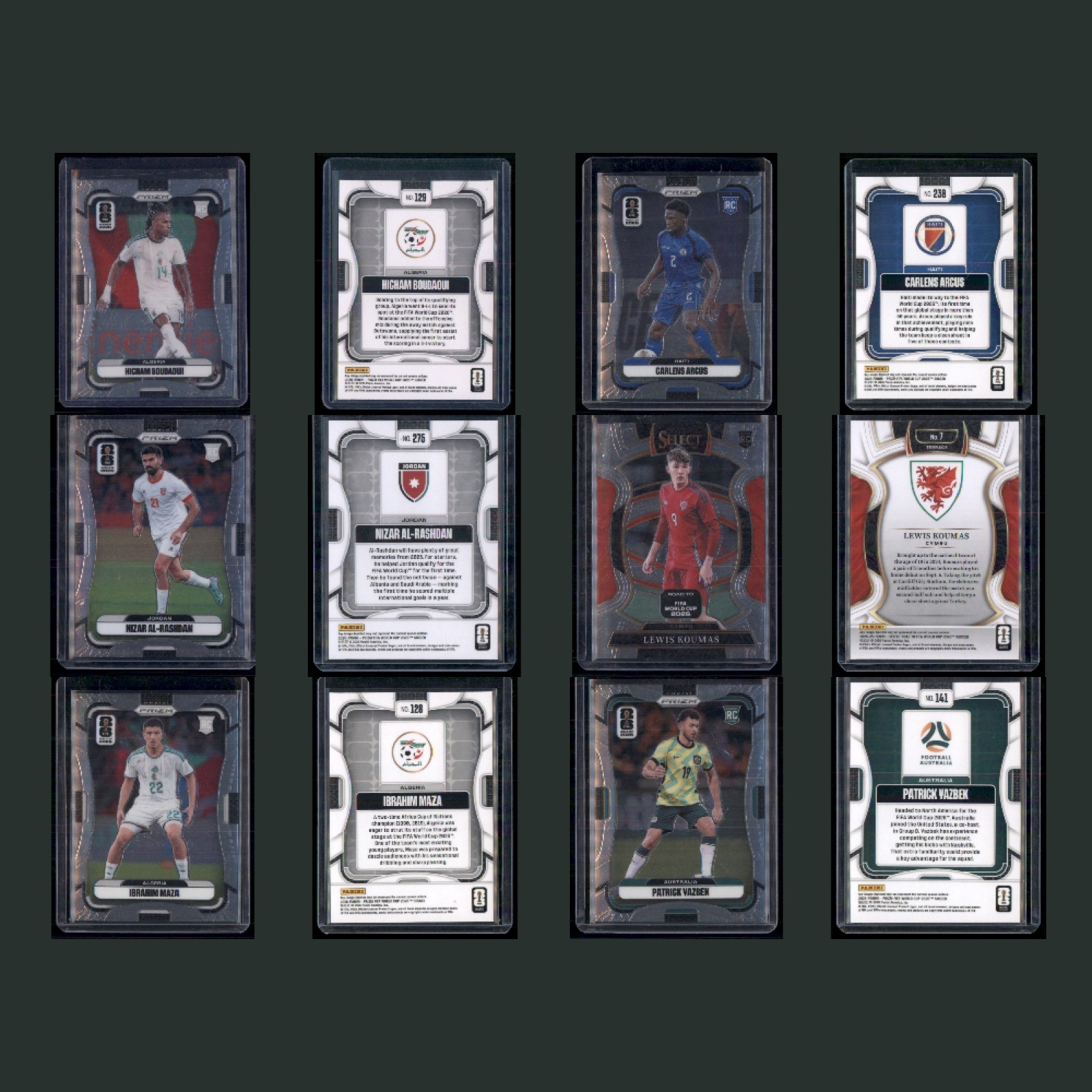 Soccer Card Lot 100 Cards Inserts Color Rookies Topps Prizm Show Ready Toploaded view 11