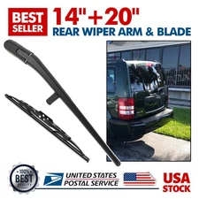 Set Of 14"+20" New Rear Wiper Blade & Arm OEM Quality Replacement All Season