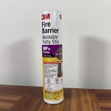 3M Fire Barrier Moldable Putty Stix MP+, Red, 1.45 in x 6 in