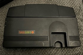 TurboGrafx-16 System Black Console System Bundle Lot Turbo Tap Controllers Case