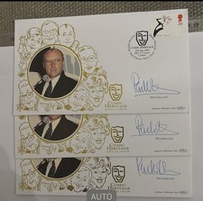 Phil Collins Autographed Signed Benham 1998 First Day Cover Genesis