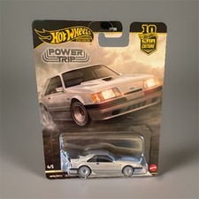 Hot Wheels Car Culture Power Trip '84 Ford Mustang SVO Diecast Silver 1:64 Car