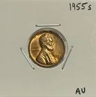 1955 S Lincoln Wheat Penny, Beautiful, AU, Low Mintage!🔥🔥