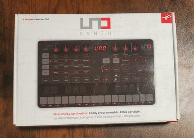 IK Multimedia Uno Synth Analog Synthesizer, Inkl. MIDI & USB-Kabel / OVP