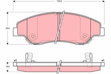 TRW Bremsbeläge Satz Vorne für KIA SPORTAGE (K00) RETONA (CE) Retona SUV Cabrio