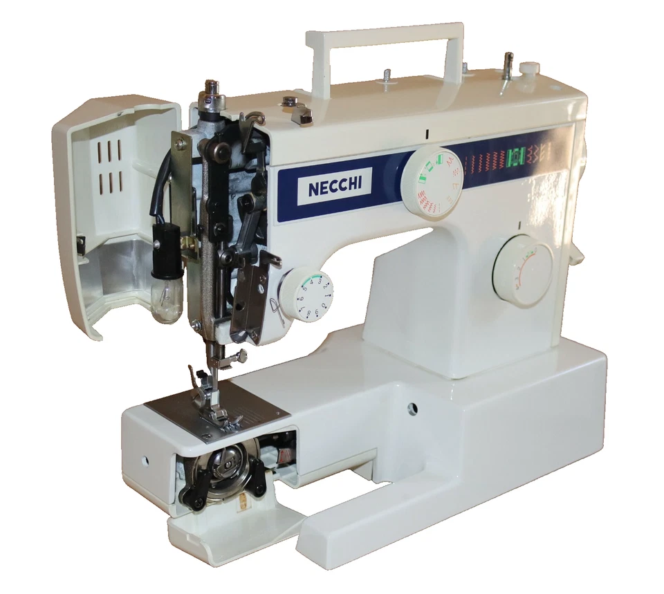 Máquina de costura Necchi modelo 3101 FA estofamento de couro resistente - Imagem 4 de 4