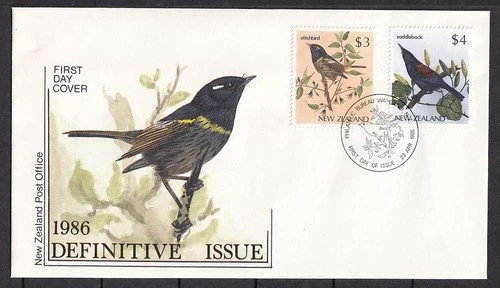 w3211/ New Zealand Bird FDC Cover 1986