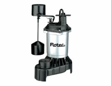 Flotec FPZS33V Submersible  Sump Pump 1/3 HP ...