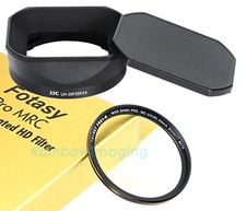 JJC Metal Lens Hood Cap 52mm MRC Nano UV Filter Fuji Fujifilm XF 35mm f/1.4 R