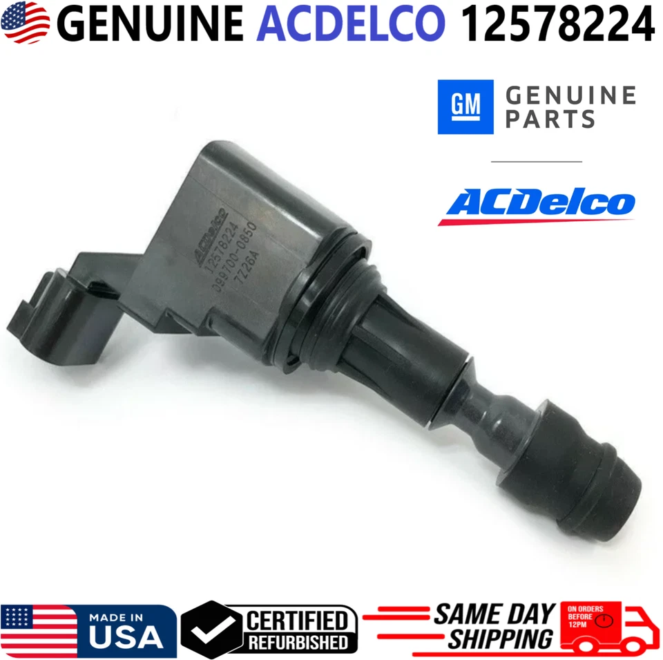OEM ACDELCO Ignition Coils For 2005-2017 Buick Chevrolet GMC Pontiac I4 12578224 - Image 3 of 4