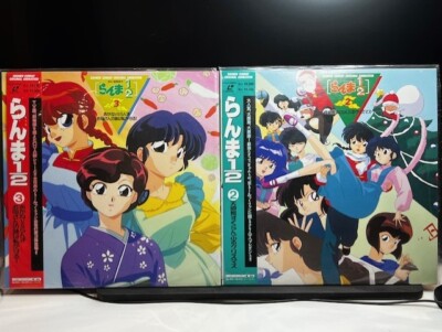 Ranma 1/2 Original Animation OVA 2 & 3 Laserdiscs LD with Obi