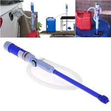 Battery Operated Electric Siphon Fuel Water Petrol Liquid Transfer Pump Pipe Car