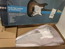 LyxPro Electric Guitar with 20w Amp, Package Includes All Accessories