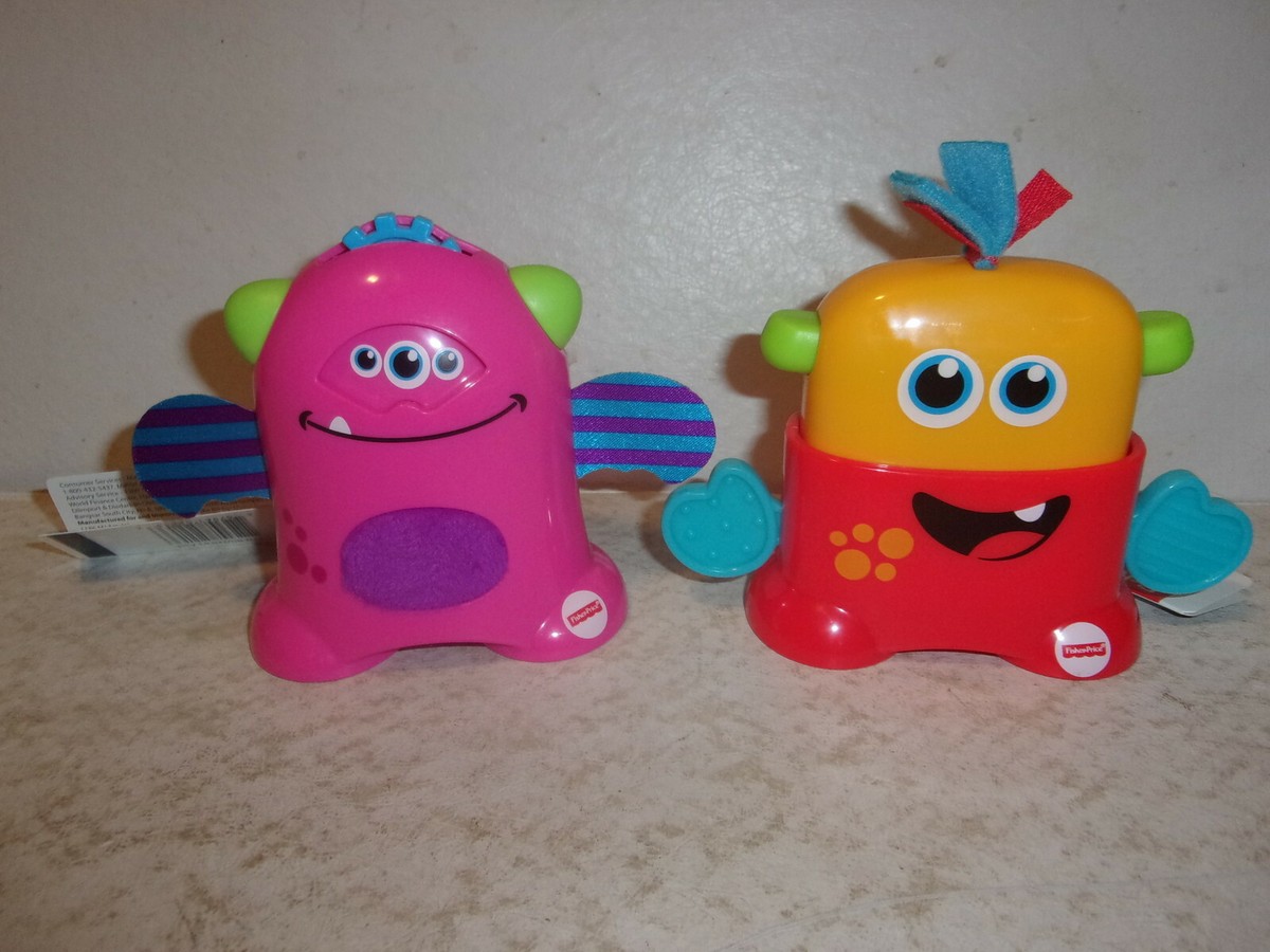 Fisher Price Tote-Along Educational Motor Skills Monsters