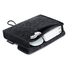 Portable Felt Storage Bag, Electronics Accessories Protective Case Dark Gray