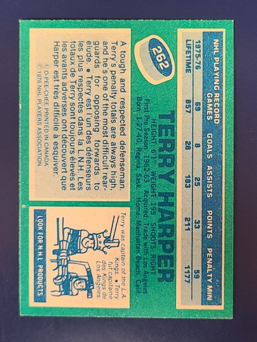 Tarjetas de hockey O-Pee-Chee OPC 1976-77 completa tu conjunto que elijas #176-396 - Imagen 143 de 275