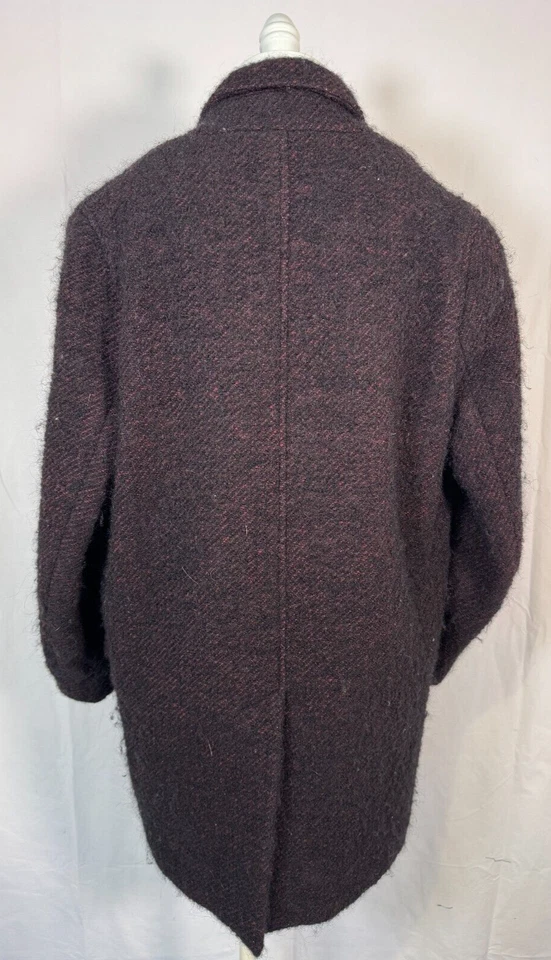 $750 Isabel Marant Etoile Dante Boucle Brown Wool Alpaca Blend Coat Jacket Sz S - Image 2 of 4