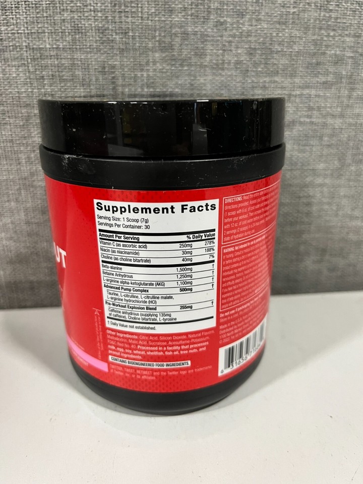 Six Star PreWorkout Explosion Supplement 30 servings Pink Lemonade