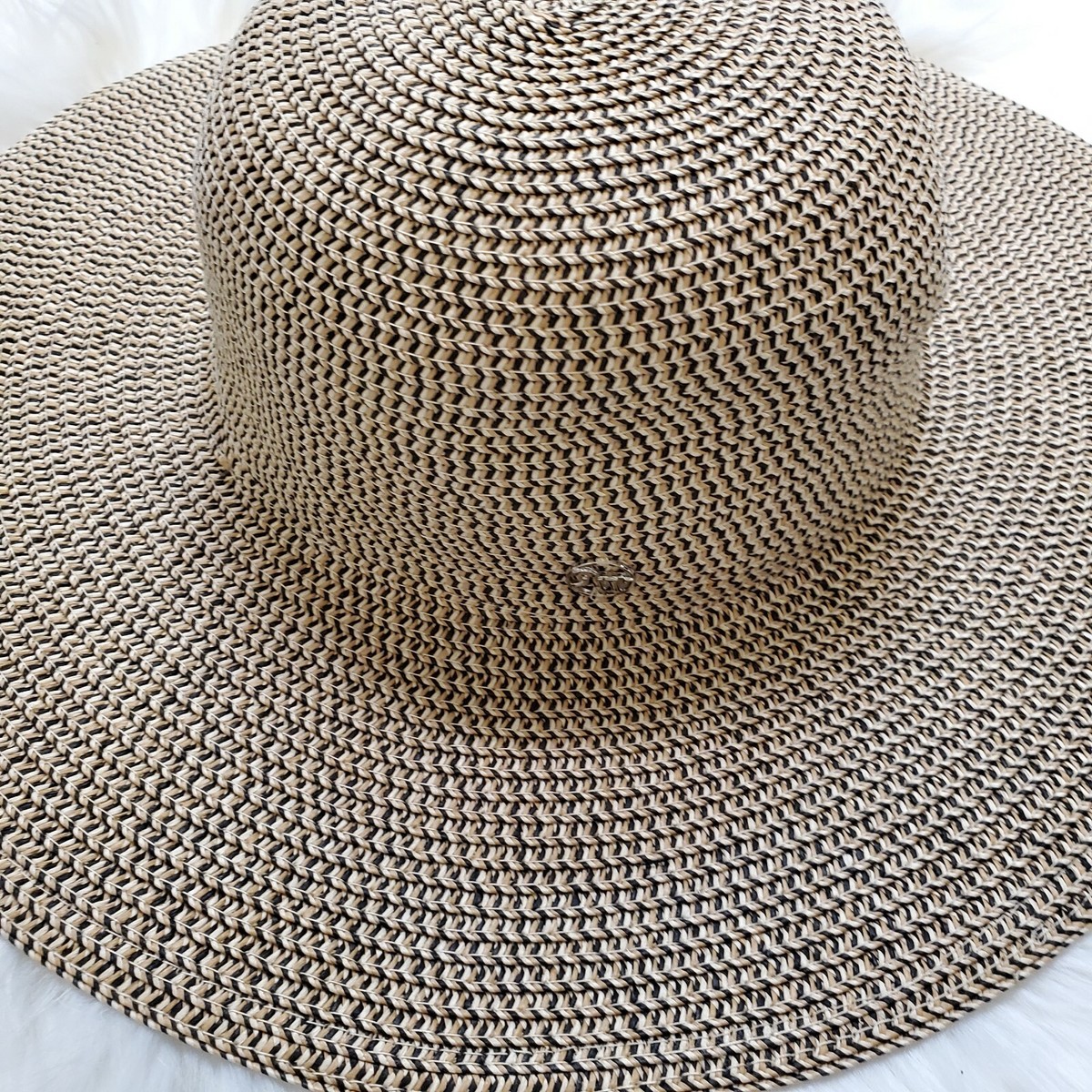 Nine West Leopard Print Trimmed Tan Sun Hat NWT Nine West Women main image 3