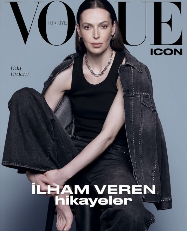 Vogue TÜRKİYE Magazine March 2022 vogue Icon Turkey January 2025 Eda Erdem / Fast Shipping