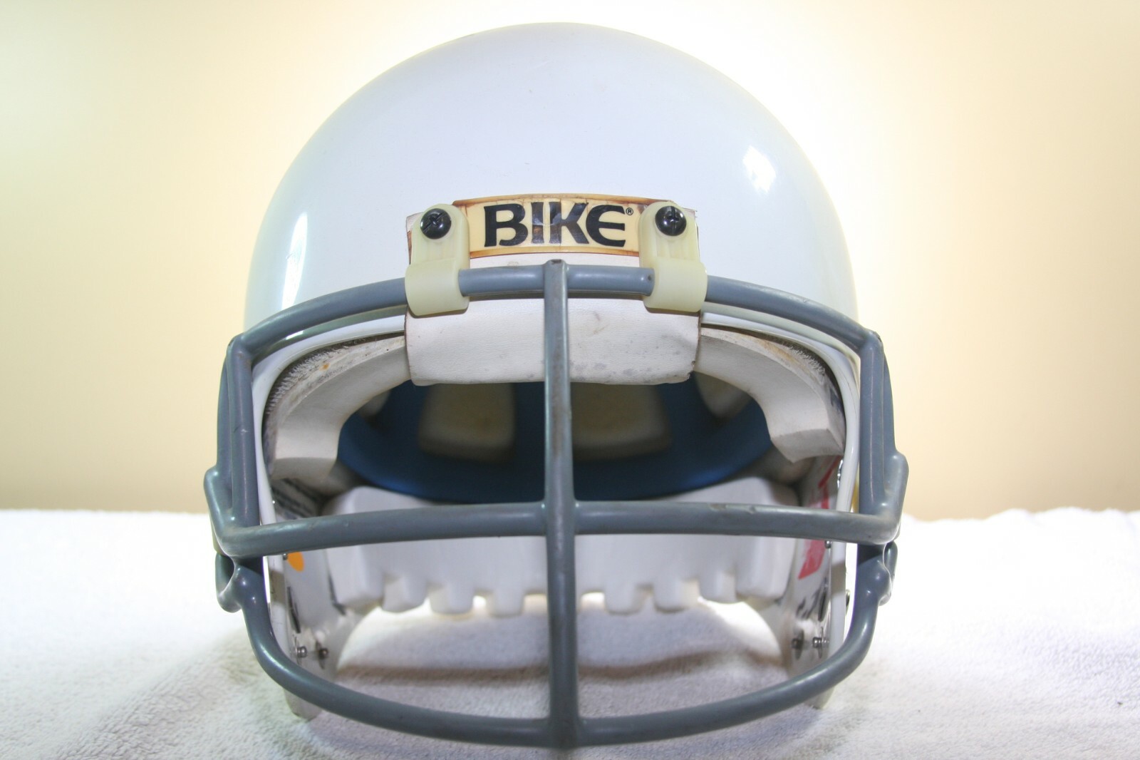 Vtg Original Game Used Worn Schutt BIKE 