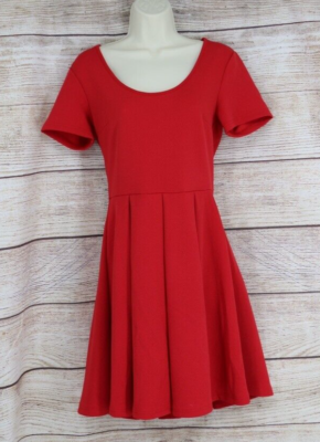 casual flare dress Women's Boat Neck Flare Dress Long Puffy Sleeve Tie Waist Casual Work A-Line Dresses