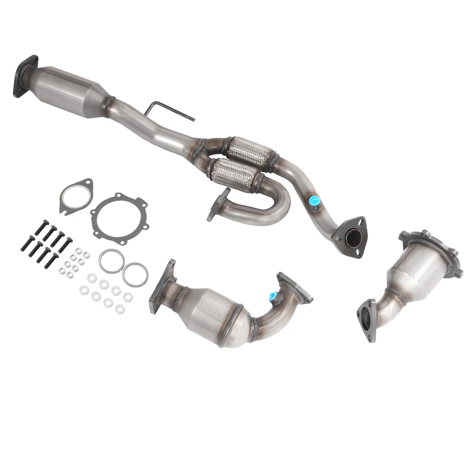 Juego convertidor catalítico delantero y trasero para Nissan Quest/Maxima/Altima 3,5 L 04-09 Foto 2 de 4