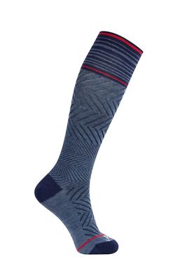 JAVIE Merino Wool Compression Socks - 15-20mmHg Knee High Socks For Women & Men, Warm, Breathable, For Travel, Nursing, Sports