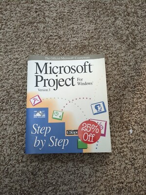 Microsoft Project Version 3.0 for Windows 1992 Vintage 3.5'' Floppy New Sealed