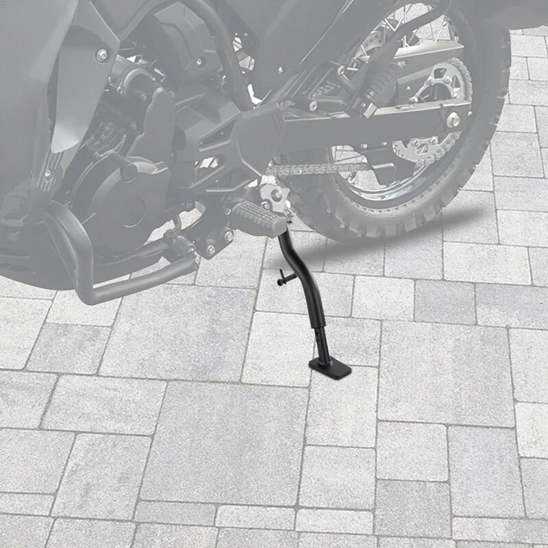 Juego de soporte lateral ajustable apto para Kawasaki KLR650 2008-2018 2022-2023 Foto 3 de 4