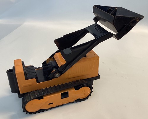 Tonka T-6 Tracker Front Loader Backhoe Bulldozer Pressed Steel. Parts Missing - Picture 2 of 5