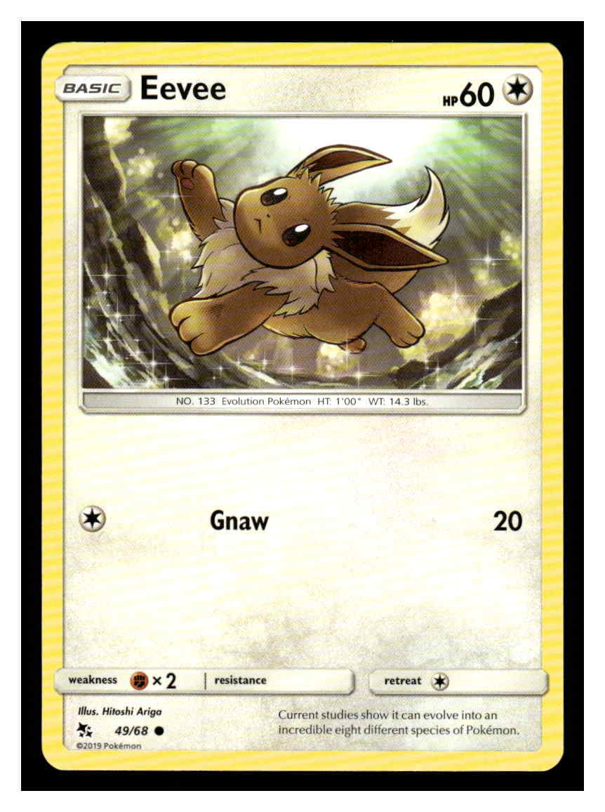 pokemon Eevee (49) Hidden Fates Lightly played