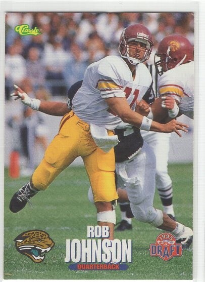 1995 Classic Draft Rob Johnson #97 Jacksonville Jaguars
