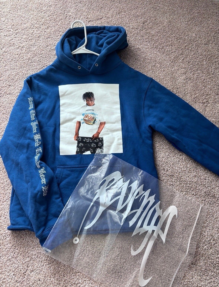 JUICE WRLD X REVENGE PHOTO HOODIE Legends Never Die Size M JUICE WRLD X REVENGE PHOTO HOODIE Legends Never Die Size M